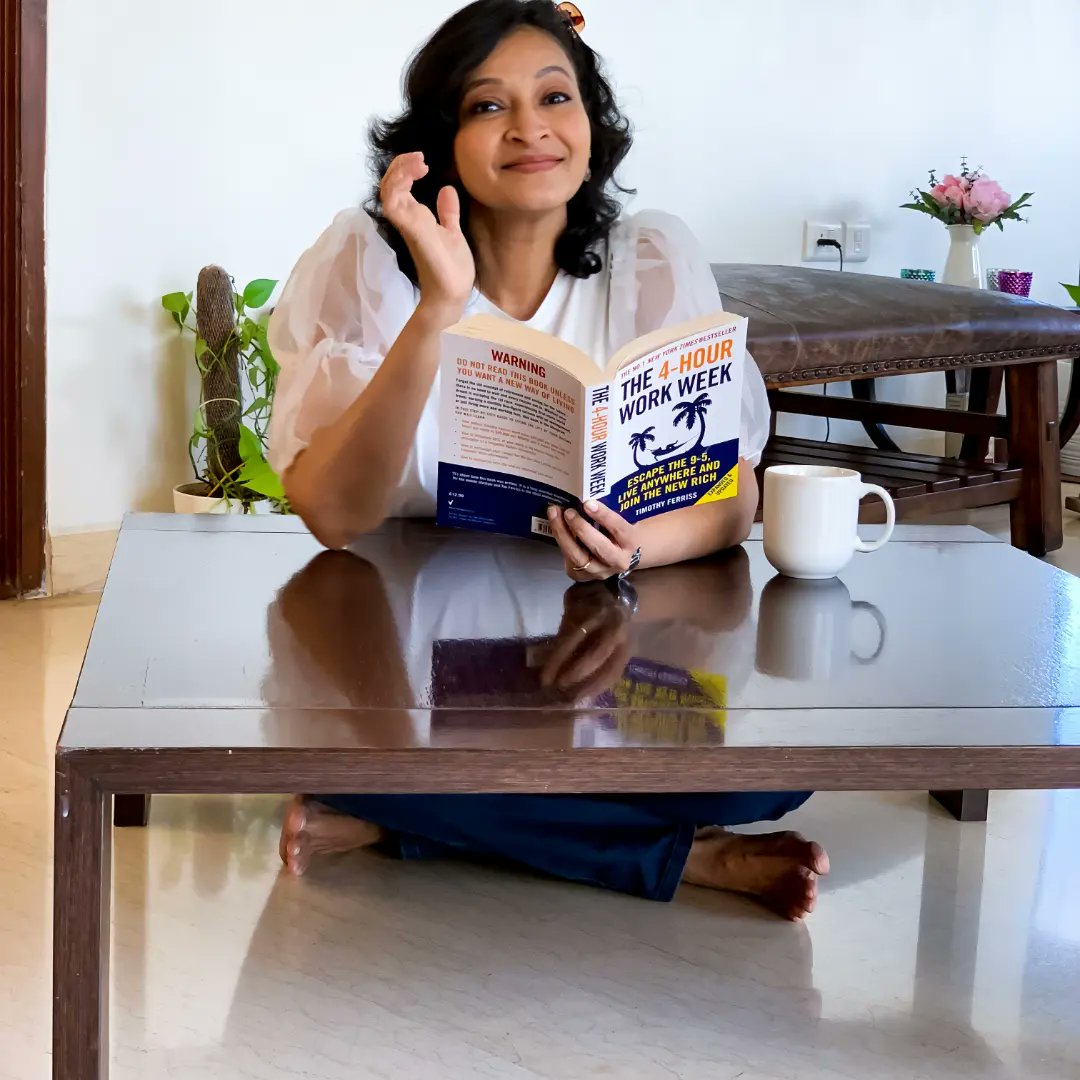 I enjoyed reading this wonderful book ‘The 4-hour work week’. It offers many valuable insights on how to be more productive and accomplish more without getting burnt out. #4hourworkweek #readandlearn #productivity #mondaymotivation