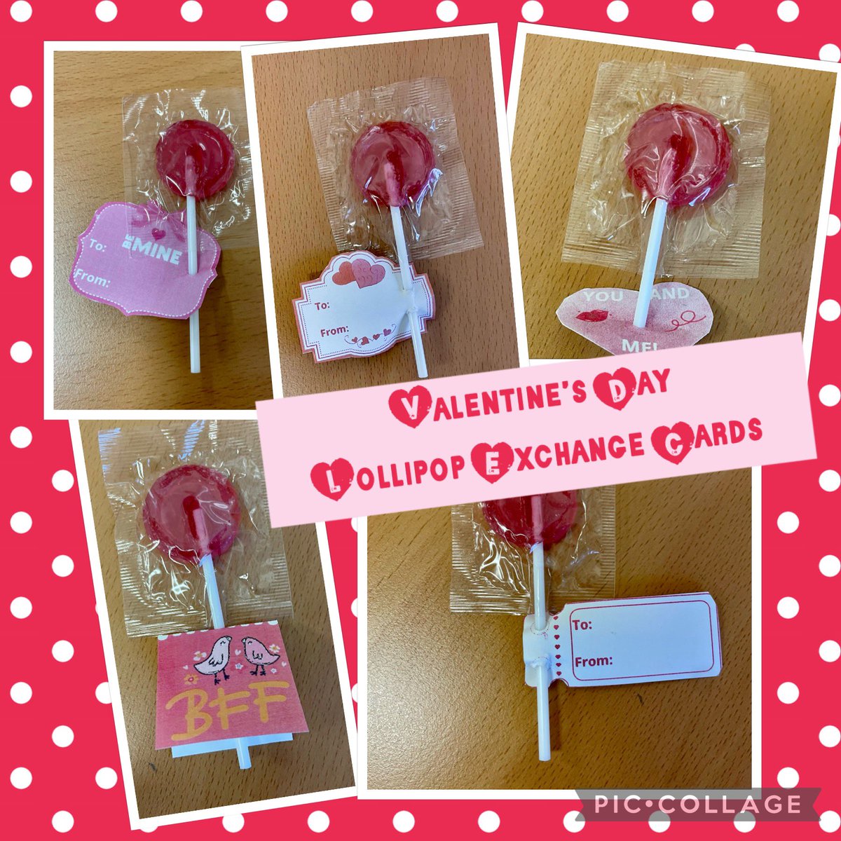 ❤️Valentine's Day Freebie❤️

Choose from 5 different styles to give to your Ss 🍭

Download from🔗linktr.ee/MsNiamhBrady

#EdSharelE @FFBteachers
@TeachersPLN 
#ValentinesDay
#ValentinesDay2023 #valentinesdaygift