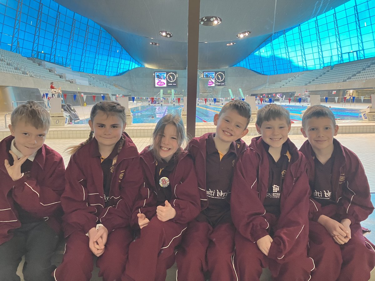 Our Panathlon swimming team have arrived safely at the Aquatic Centre.  All the children are very excited to be there and ready to take part.