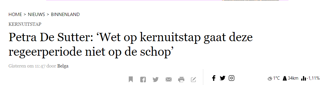 mboudry's tweet photo. Beste @pdsutter, u zal enkel de geschiedenis ingaan als de partij die zonodig, koste wat kost, de geschiedenis wou ingaan als de partij die de kernuitstap realiseerde -- en daarmee meer klimaatschade aanrichtte dan om het even welke andere partij. Proficiat! Dogma boven alles. 👍 https://t.co/Tf6G0Oavd4