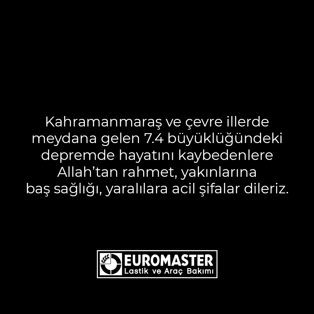 Geçmiş olsun Türkiye. Hayatını kaybedenlere Allah’tan rahmet, sevdiklerine ve yakınlarına baş sağlığı, yaralılara acil şifalar dileriz.