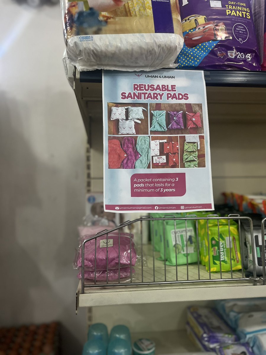 Happy Monday ❤️
You can get our reusable pads from St Mary’s supermarket, Hillcut or reach out to us on Twitter, Facebook or Instagram @uman4uman 

#reusablepads #menstruation #women #girls #education #period