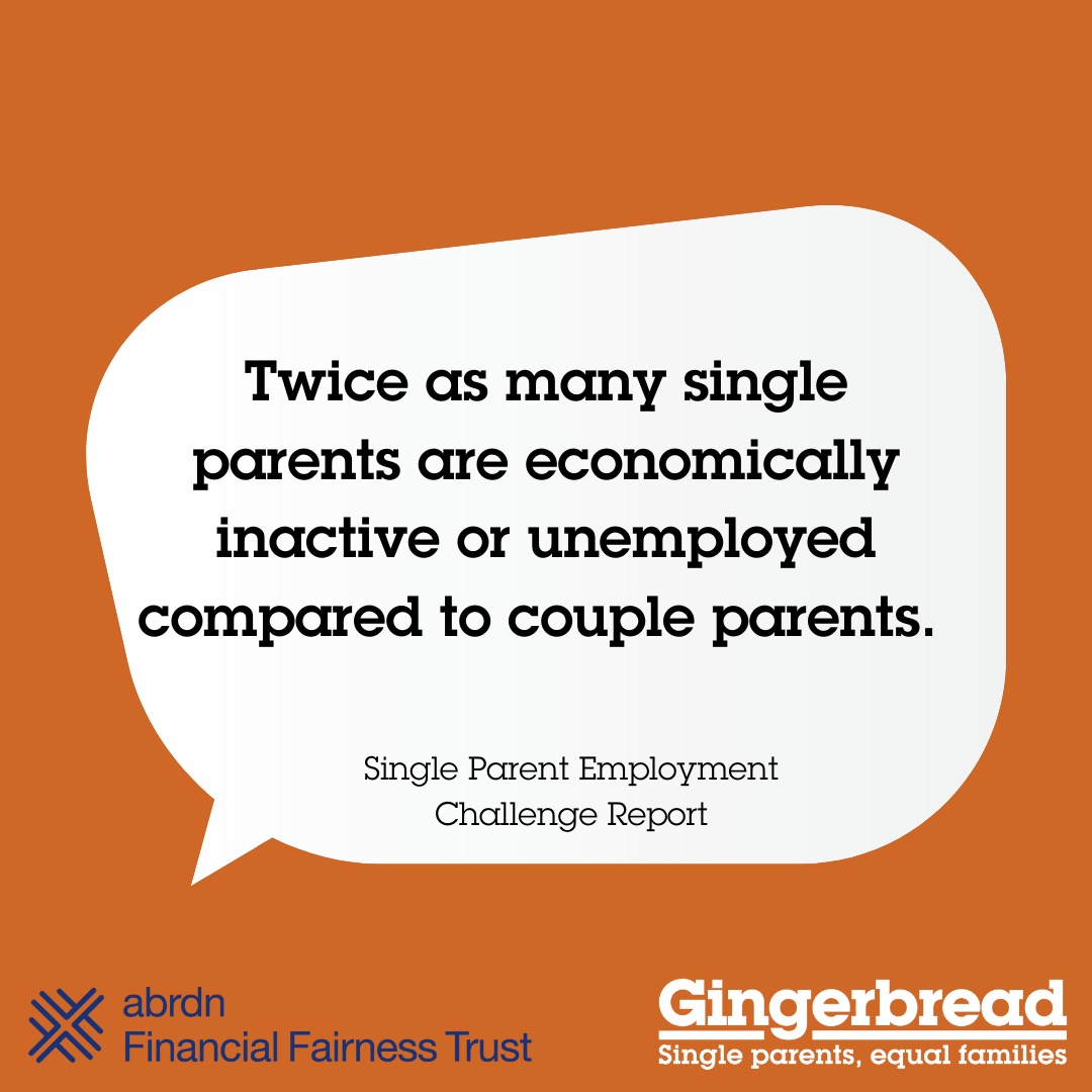 Gingerbread (@gingerbread) on Twitter photo Single parents want to work. We’re calling on <a href="/DWPgovuk/">Department for Work and Pensions</a> & <a href="/educationgovuk/">Department for Education</a> to make childcare more affordable and to work with employers to create more suitable part-time and flexible roles. Find out more: bit.ly/3Y5gY1D #SingleParentEmployment Single parents want to work. We’re calling on <a href="/DWPgovuk/">Department for Work and Pensions</a> & <a href="/educationgovuk/">Department for Education</a> to make childcare more affordable and to work with employers to create more suitable part-time and flexible roles. Find out more: bit.ly/3Y5gY1D #SingleParentEmployment