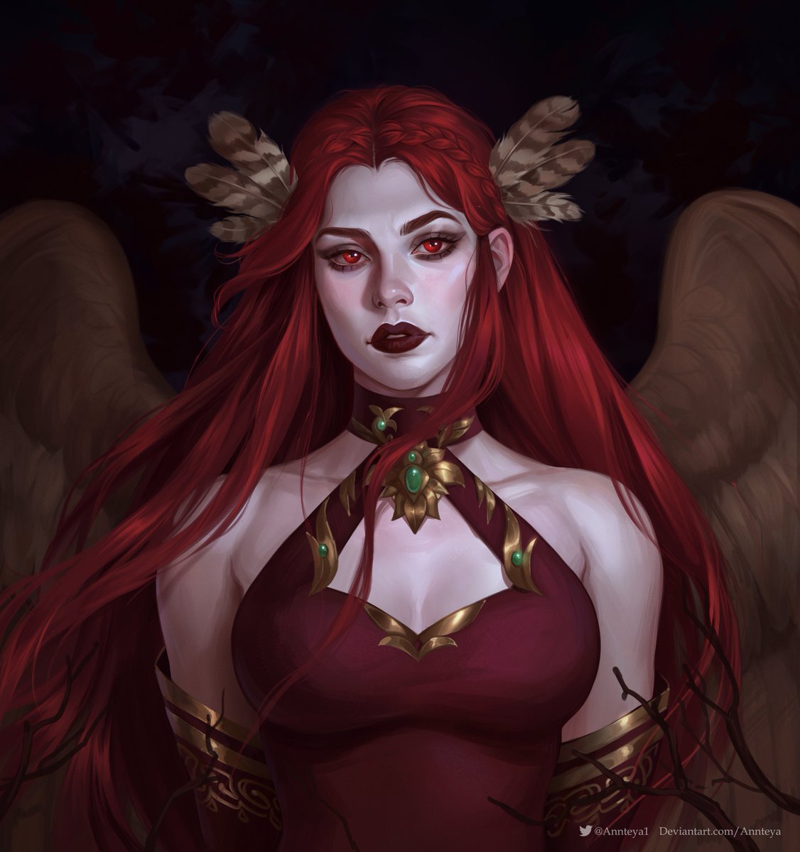 Annteya1's tweet photo. QRT with your red art!❤️
I love art with red color so much! https://t.co/3AQdIb2Y11