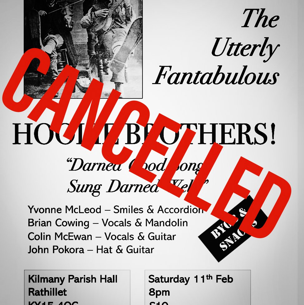 LuthrieHall's tweet photo. The Hoolie Brothers event at Rathillet has unfortunately been cancelled. 

#rathillet #rathillethall #kilmany #kilmanyhall #Luthrie #cupar #Fife #fifemusic #fifemusicians #fifelivemusic https://t.co/XgfIHRWF4M
