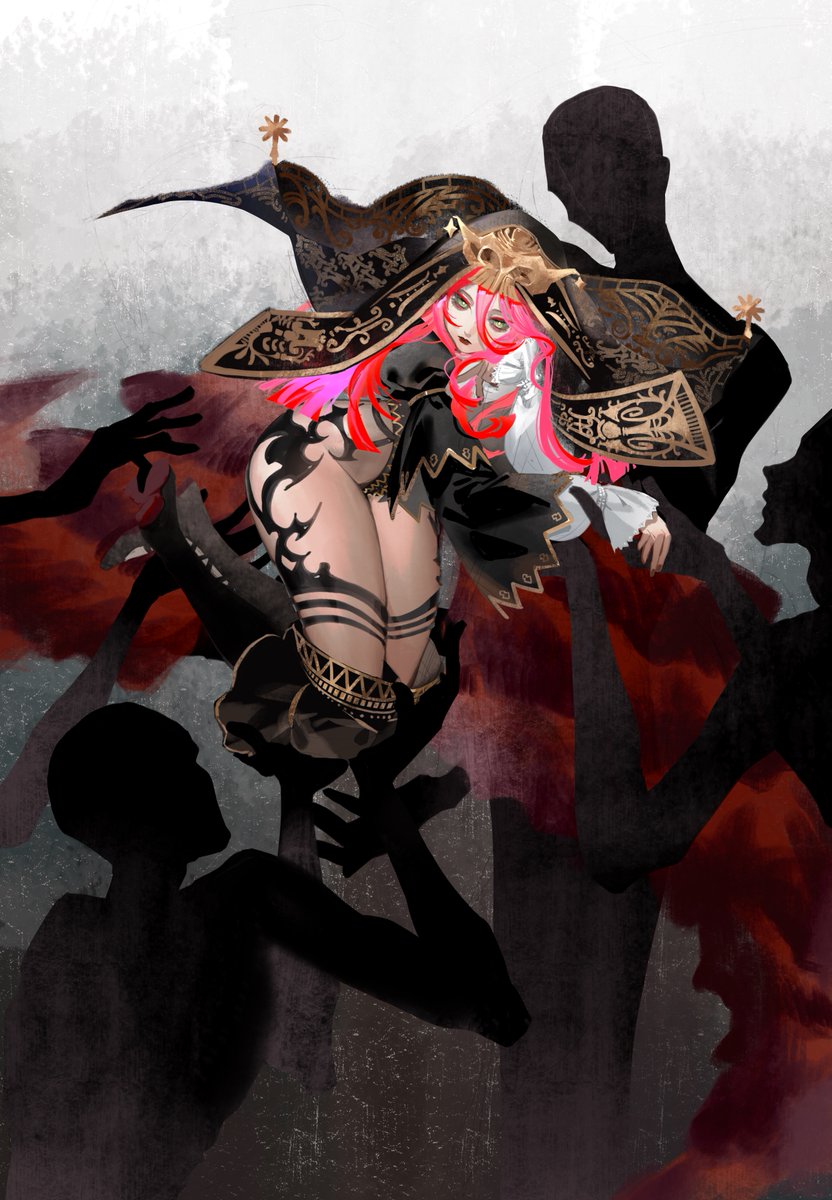 #FFXIV 好喜欢亡灵法师的粉色头发（发发去年的存货