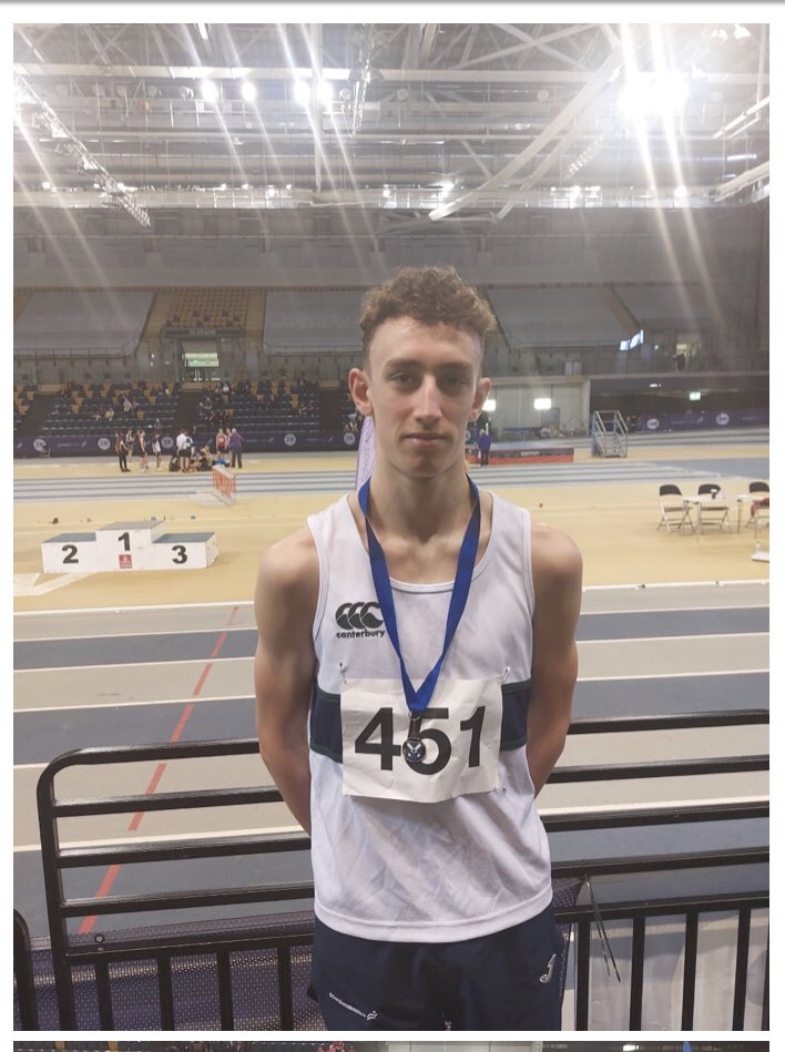 Well done to Oliver P (SV) who won the Scottish Athletics U17 1500m at the Emirates this weekend with a new championship record time🔥🏃🏻‍♂️#thisisstcolumbas @StColSchool