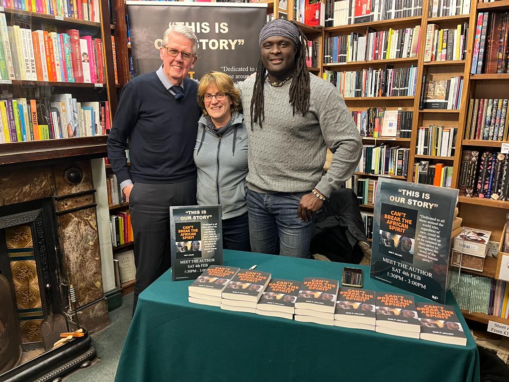 BroadhurstBooks's tweet photo. Thanks to everyone who turned up on Saturday for our signing with @samuelpjalloh, it was a great event that we enjoyed very much! Our thanks to Sam, to the local #Southport agencies who helped us promote it, &amp; three cheers to our bookseller Louise for putting it all together! https://t.co/qZTYAmHjz2