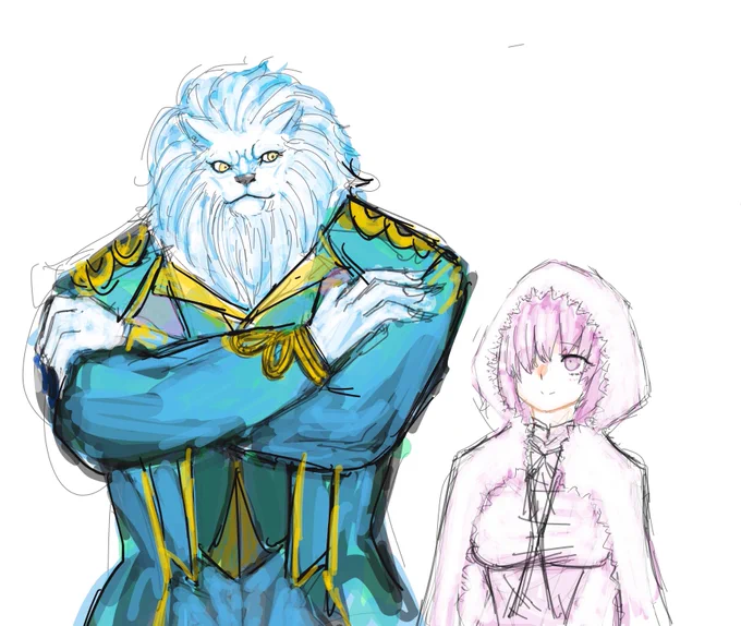 ものすごく久しぶりに描きました。ボガマシュです