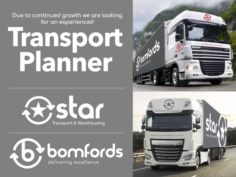 🚛 <a href="/BomfordsGroup/">Bomfords Group</a>  &amp; <a href="/StarTransportUK/">Star Transport</a> 
 are looking for an experienced Transport Planner based at our offices in Thetford.

For further information please contact:
📧 Gerard.finch@bomfordsgroup.com
☎️ 07584 671515
💻 bomfordsgroup.com

#jobs #transportplanner
