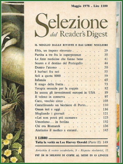 Cd615cgMorpheus's tweet photo. Non sono sicuro se in italia sia ancora possibile trovarlo in edicola, ma ricordo che quando arrivava a casa si lottava con i cuscini x essere il primo a leggerlo.
🤣 #readerdigest https://t.co/odVs1I9mBa