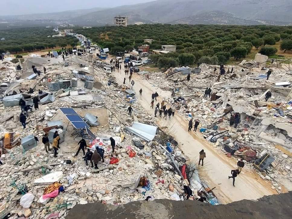 Devastating! What a painful day seeing entire neighbourhoods in my homeland destroyed, thousands of families fought for their last breaths under the collapsed buildings and then died, children hugged each other after the first shake not knowing that would be their last moment.