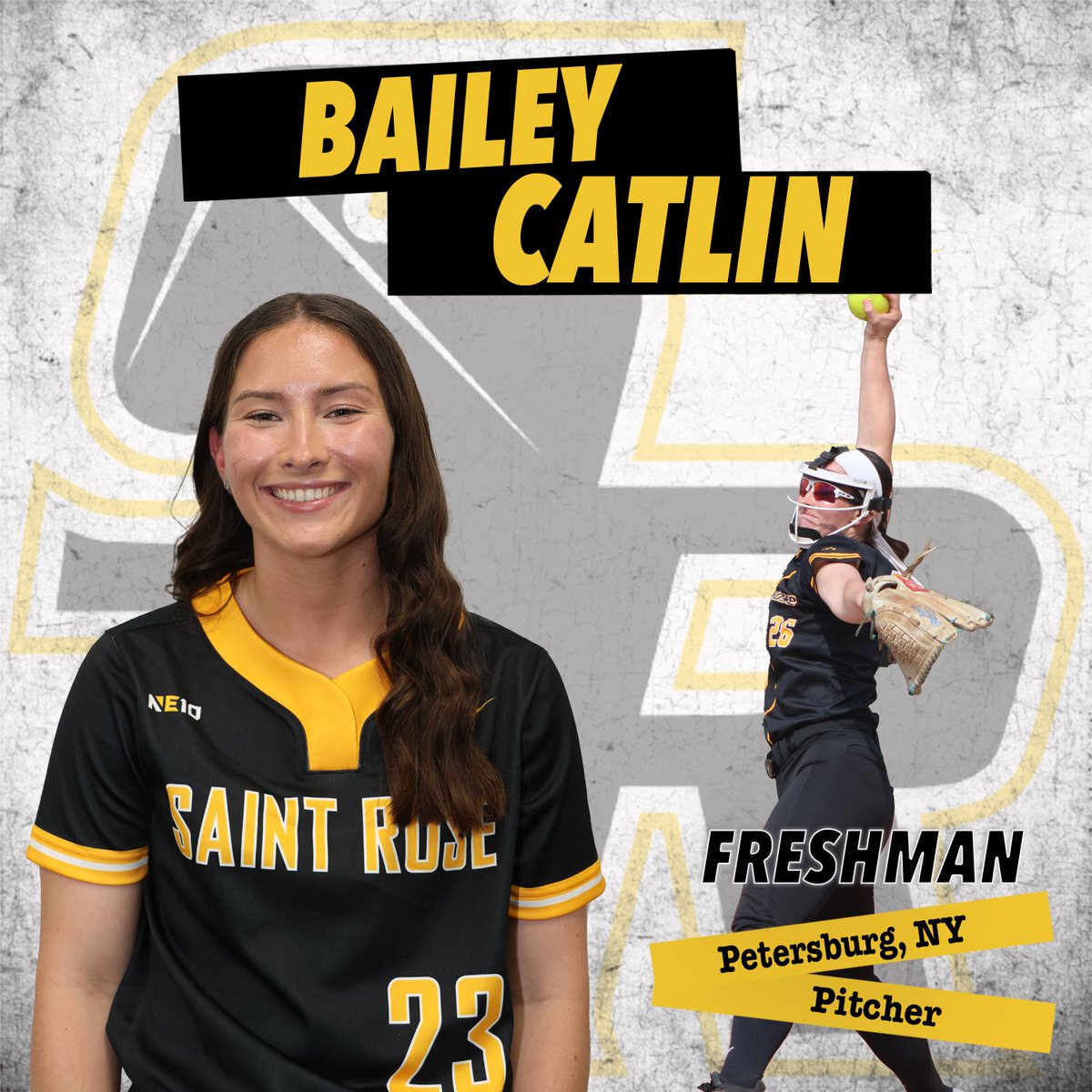 Over the next 1️⃣9️⃣ days we will be introducing our amazing squad! Next up we have freshman, Bailey Catlin. Bailey is most excited to grow as a player on and off the field while making memories with her teammates!