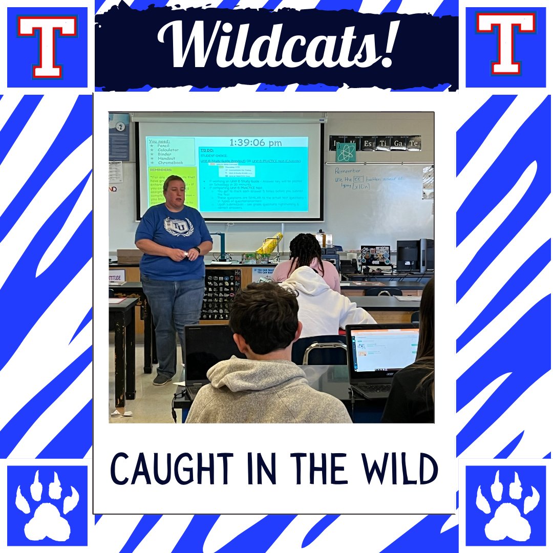 THS_Academics's tweet photo. Ms. Bachmayer &amp; Mr. King were Caught In the Wild using STUDENT CHOICE to ENGAGE ALL STUDENTS in reviewing for an assessment! https://t.co/DIsNbQgbd5