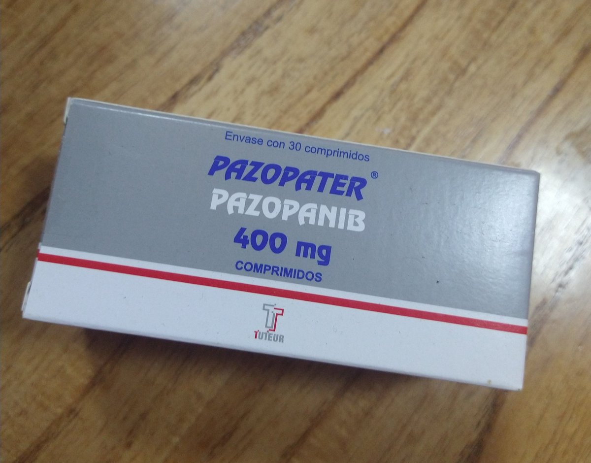 Miri_Valencia's tweet photo. Tengo una caja sin abrir de esta droga oncológica (Pazopanib) de mi tratamiento anterior. Si alguien la necesita me escribe y coordinamos la entrega. A ver si continuamos el círculo. Cuando la necesite, la primer caja la conseguí por acá, porque la obra social demoraba la entrega https://t.co/DTm3RBAnNh