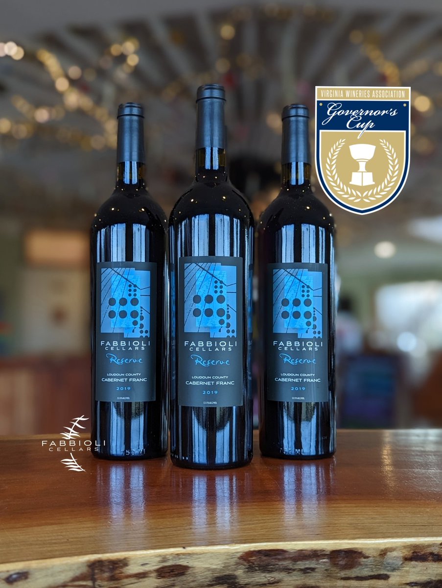 FabbioliWines's tweet photo. We're excited and humbled to share that our 2019 Cabernet Franc Reserve and 2021 Cabernet Franc won Gold in the #vagovernorscup 🎉🥳🍷
Please join us in congratulating all of the winners, showcasing Virginia's finest! 🍷🥳 #vawine #fabbioliwines #fabbwines https://t.co/X6549dHR3I