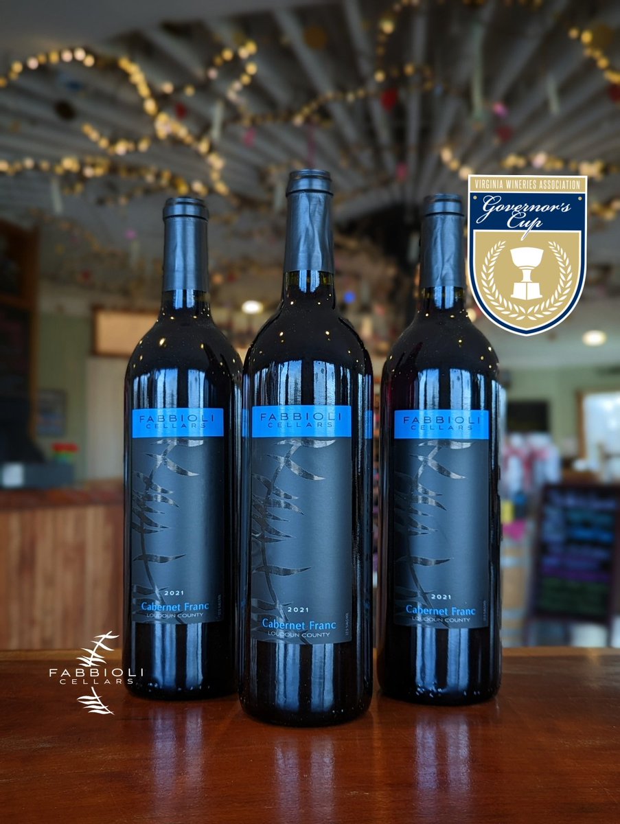 FabbioliWines's tweet photo. We're excited and humbled to share that our 2019 Cabernet Franc Reserve and 2021 Cabernet Franc won Gold in the #vagovernorscup 🎉🥳🍷
Please join us in congratulating all of the winners, showcasing Virginia's finest! 🍷🥳 #vawine #fabbioliwines #fabbwines https://t.co/X6549dHR3I