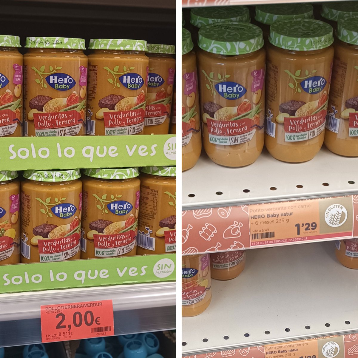 jmgomezcar's tweet photo. Cada uno que ponga el precio que quiera. Cada uno que compre donde prefiera. @Mercadona (2 €) vs Deza (1,29 €) en Córdoba, a 300 metros un súper del otro.
#mercadona #deza https://t.co/2Q9h6TkFvi
