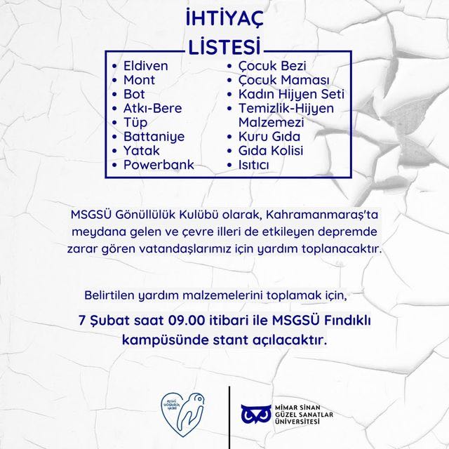 ➡️instagram.com/p/CoU2-1coBhG/… 
Arkadaşlar, Yarın 09.00 itibariyle yardım toplanmaya başlanacak. 
#deprem
forms.gle/gMF32QHhj2vLU4…