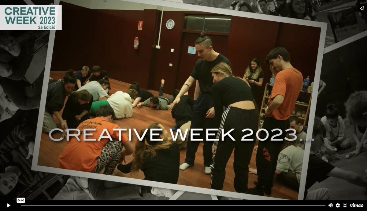 aula_teatre's tweet image. Divendres vam tancar  la 2ª #CreativeWeek 
Una setmana de trobada entre alumnat, professorat i professionals del món de les arts escèniques. Compartim algunes imatges.
Moltes gràcies a totes. Fotos👇
aulateatre.com/fotos-creative…
@paerialleida @educaciolleida