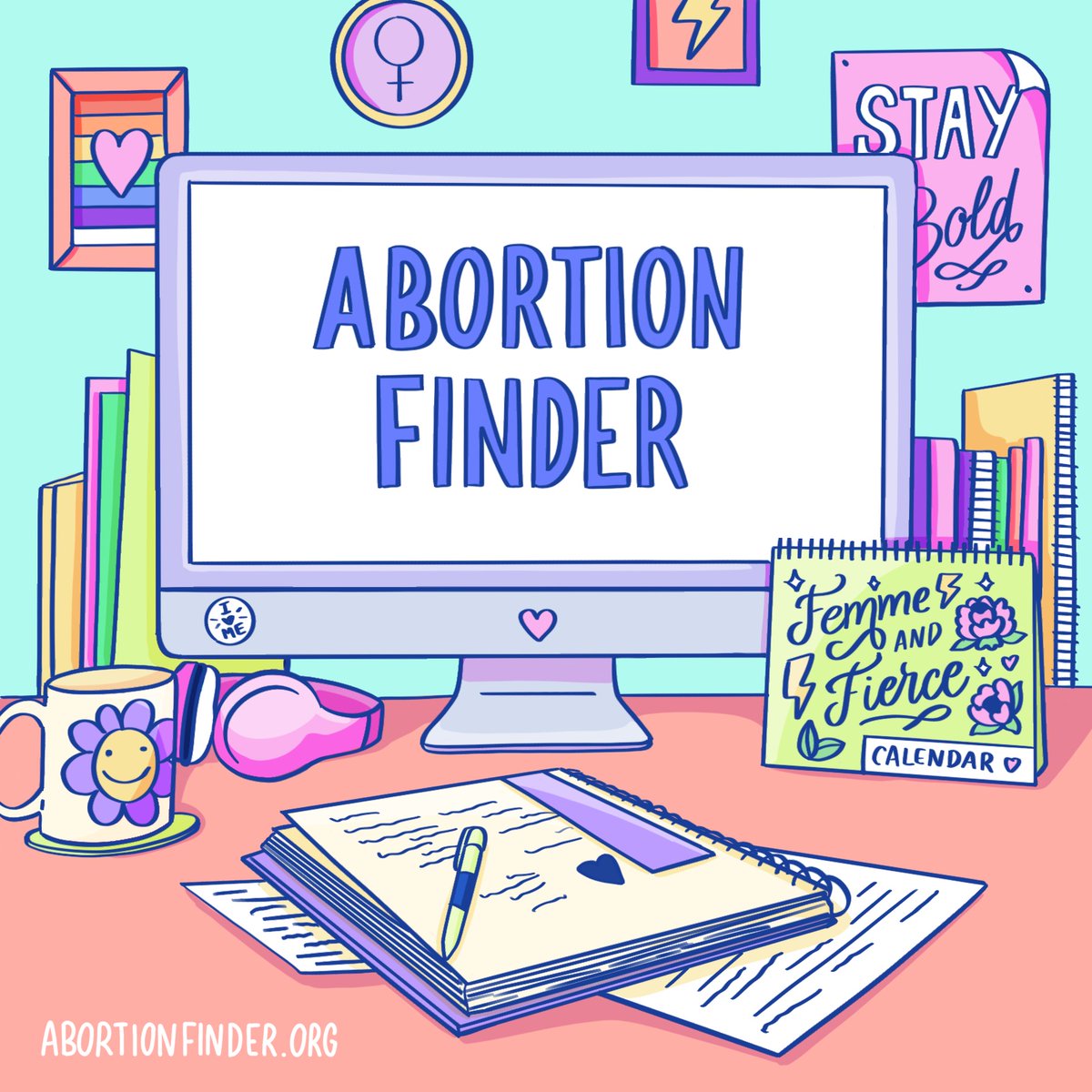 Pass it on: AbortionFinder.org is here to help people across the country access abortion.