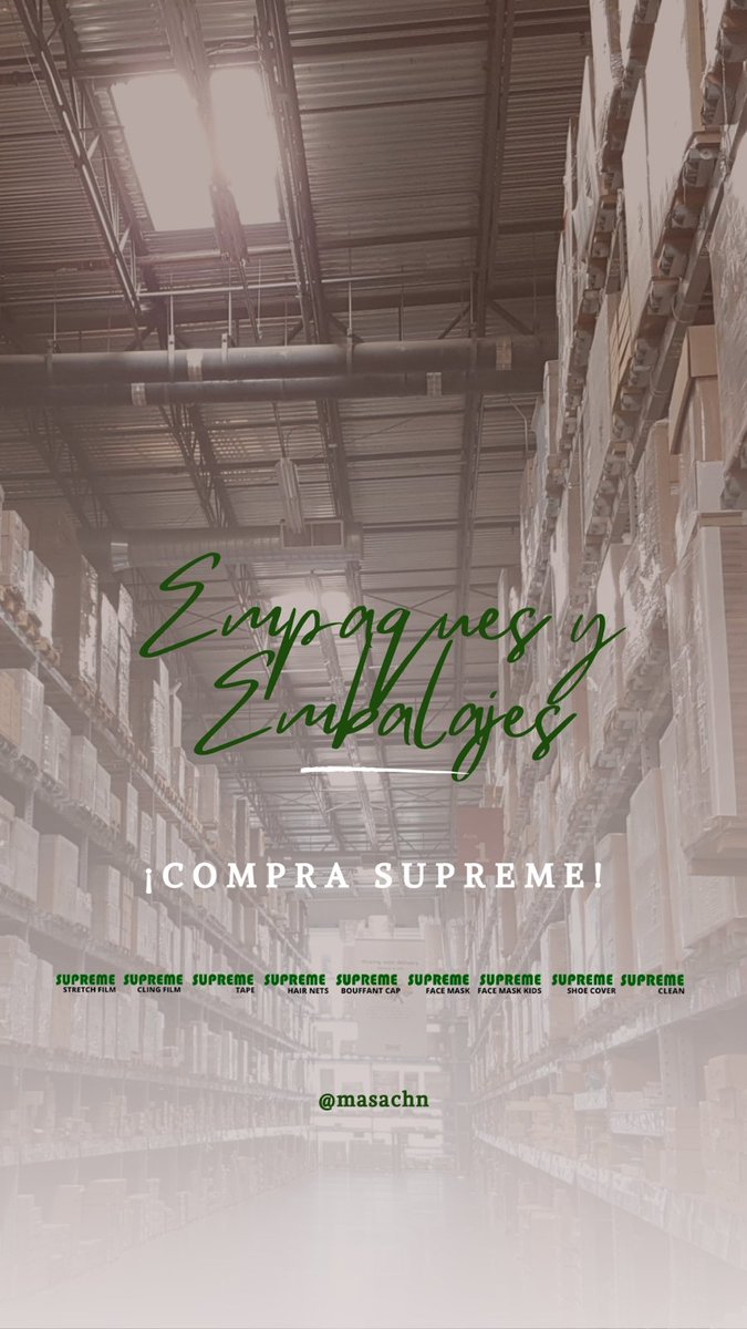 masachonduras's tweet photo. Elige lo MEJOR #Supreme Empaques, Embalajes, Higiene y Seguridad Industrial.🏭
• • •
📈Ventas al mayor y al detalle.⠀⠀⠀⠀⠀⠀⠀⠀⠀⠀⠀⠀
🚛 Envíos a nivel nacional. 🇭🇳 
📍Sector Sitraunash, San Pedro Sula
• • •
#masachn #calidadsuperior #supreme #hn https://t.co/Fana2tWN4L