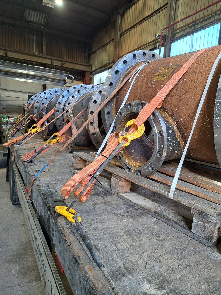 TenetisLtd's tweet image. Steel Pipework restrained using Tenetis - Auto-tensioners

#loadrestraint #loadrestraintsystems
#ratchetstraps #autotensioners #tenetis #trucksafety #loadsecuringsystems #healthandsafety #ukmfg #ukmanufacturing #steelfitting #pipe #Fabrication #georgegreen