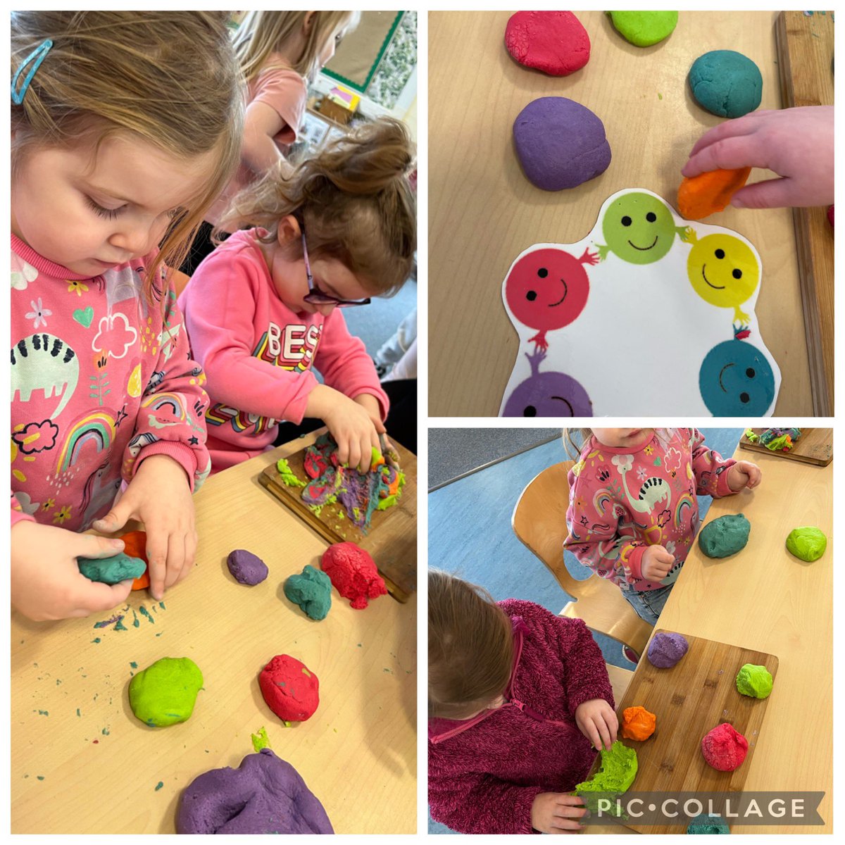 Today we have been exploring Included Izzy. The children have been discussing what makes a good friend, what kindness means to them and then using the play dough to make their very own Izzy characters 🎨 #IncludedIzzy