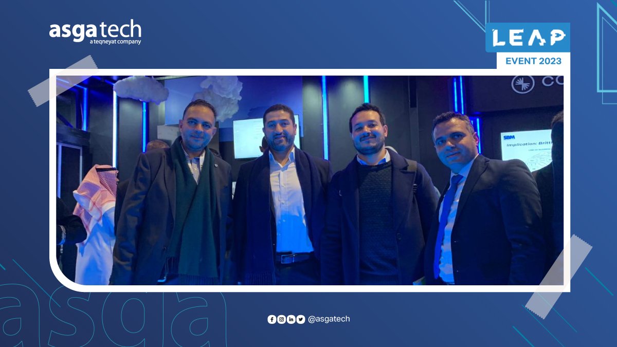 asgatechshop's tweet photo. Let’s Talk #Technology!
#asgatech Top Management Team is at #LEAP23 Now! Seize the chance and head to Hall 1, D30, AWS, to connect with our board members, exchange ideas, and discuss future growth plans.
#tech #innovation #ksaevent #techevent #newinnovation #Riyadh https://t.co/zKx7qMVw94