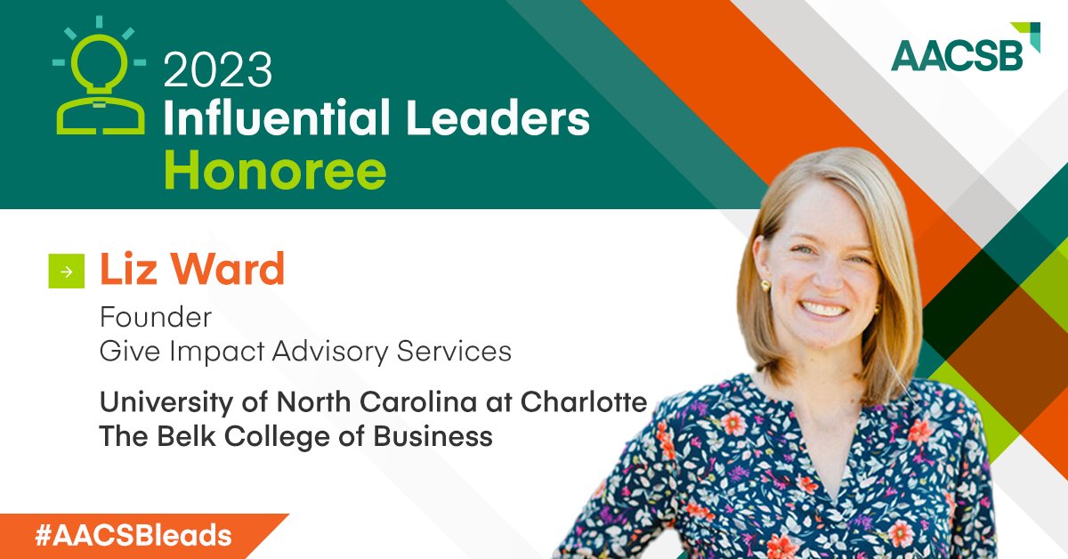 Our graduates are creating meaningful, lasting impact for every industry, social need, and community. Congratulations to Liz Ward '14 MSRE, an @AACSB 2023 Influential Leader➡️ belkcollege.info/AACSBInfluenti…
#AACSBleads #BusinessNiners