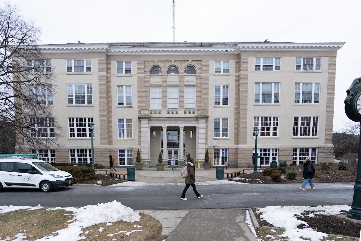 Union College on Twitter "A major sprinkler line failure caused by