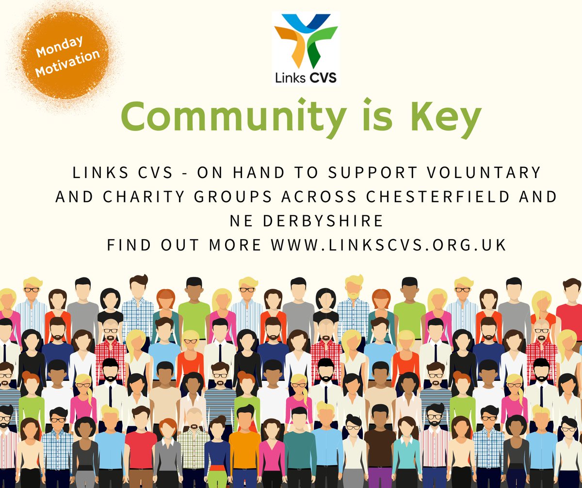 LinksCVS's tweet photo. Links provides support to voluntary organisations and community groups operating in Chesterfield and North East Derbyshire.
We actively research funding opportunities, can help with funding applications &amp; provide governance advice!
If you would like some FREE help - get in touch https://t.co/IglO48UDSe
