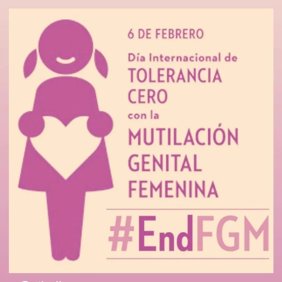 clitoralia's tweet photo. Hoy 6 de febrero, día Internacional de Tolerancia Cero con la Mutilación Genital Femenina  #ToleranciaCeroConLaMGF

La MGF es una violación de los derechos humanos de las mujeres y niñas.

#EndFGM https://t.co/GnXYnW93UQ