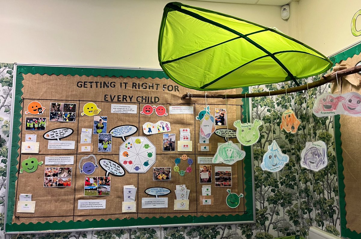 Our well-being friends are at the heart of our practice here at Simpson Nursery. Check out our new display that we have worked on together as a team to support our children in understanding their meaning and importance ❣️#wellbeingmatters