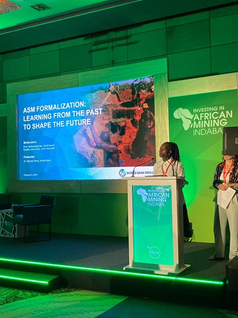 DelveASM's tweet photo. Why have efforts to #formalize artisanal and small-scale mining #ASM not produced an impact at scale? Today at #MiningIndaba, @WorldBank engaged with partners and discussed how to better support #ASM #communities and contribute to responsible + #sustainablemining. https://t.co/qtcNtLt5eK