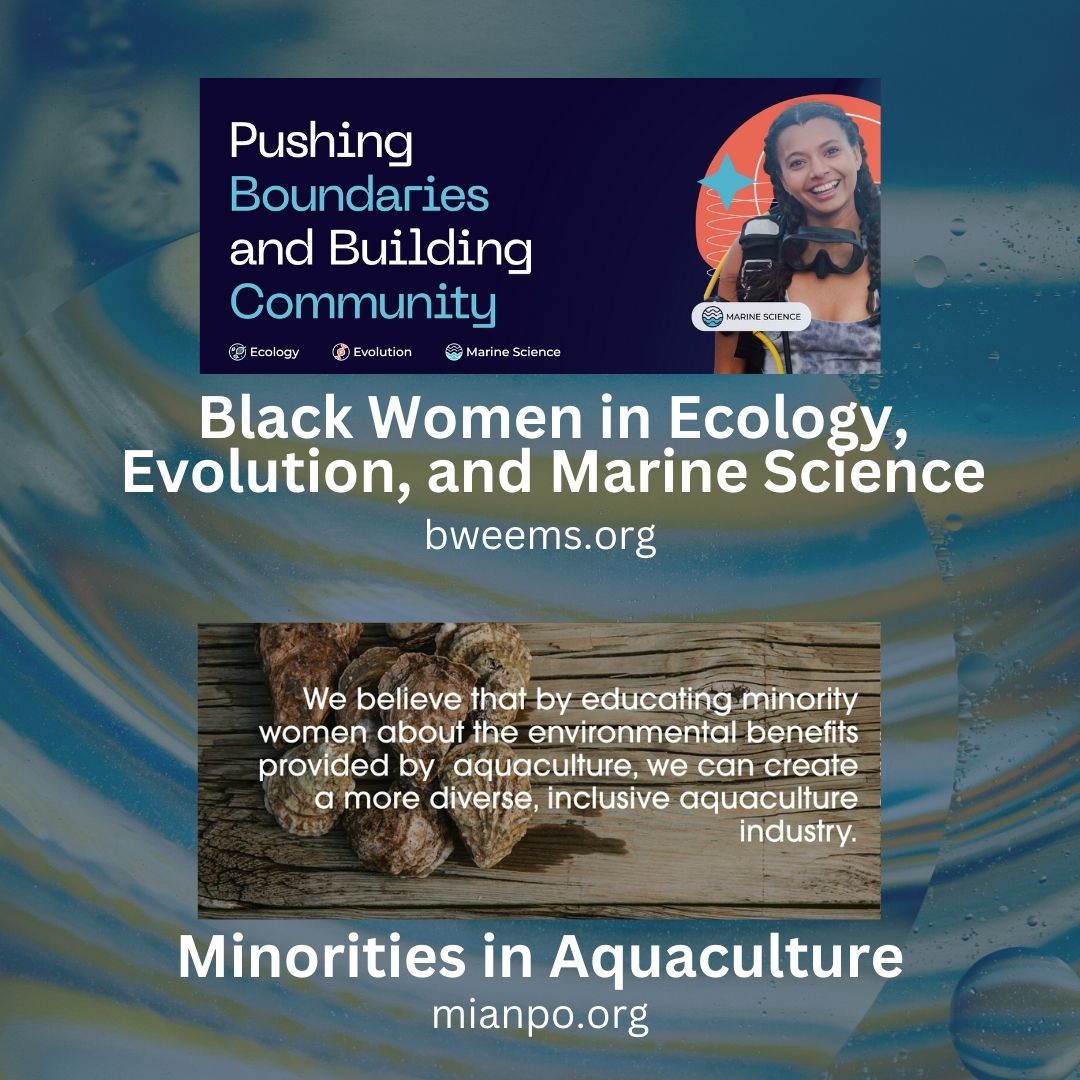 EVNautilus's tweet photo. Join and support these organizations year-round to help break down systemic barriers and support a more inclusive, equitable future for science and our planet: https://t.co/tyDErYvAIj @BlackinMarSci #blackingeoscience @BlackInMicro @Official_BWEEMS @mia_npo @nsbe @SbaArch https://t.co/6uFXsUGr2r