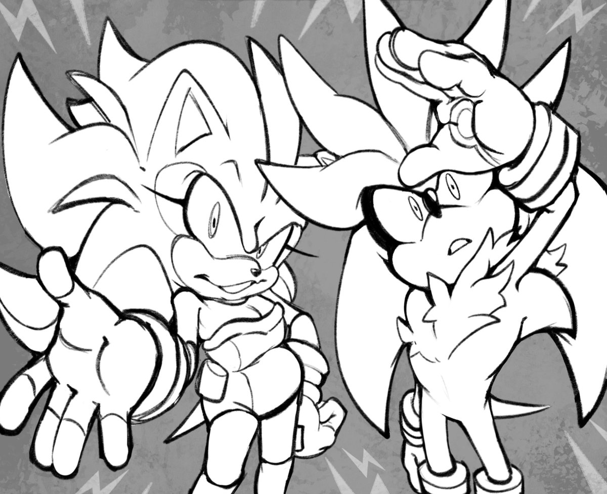 FerretFresh's tweet photo. Sonic Hot-Take this, Popular Sonic Opinions that— what’s y’all’s favorite OC x Canon ship in the community? 😳

If you don’t have a OC x Canon ship you enjoy, who’s your favorite Sonic Artist? https://t.co/RtkJIRP8jR