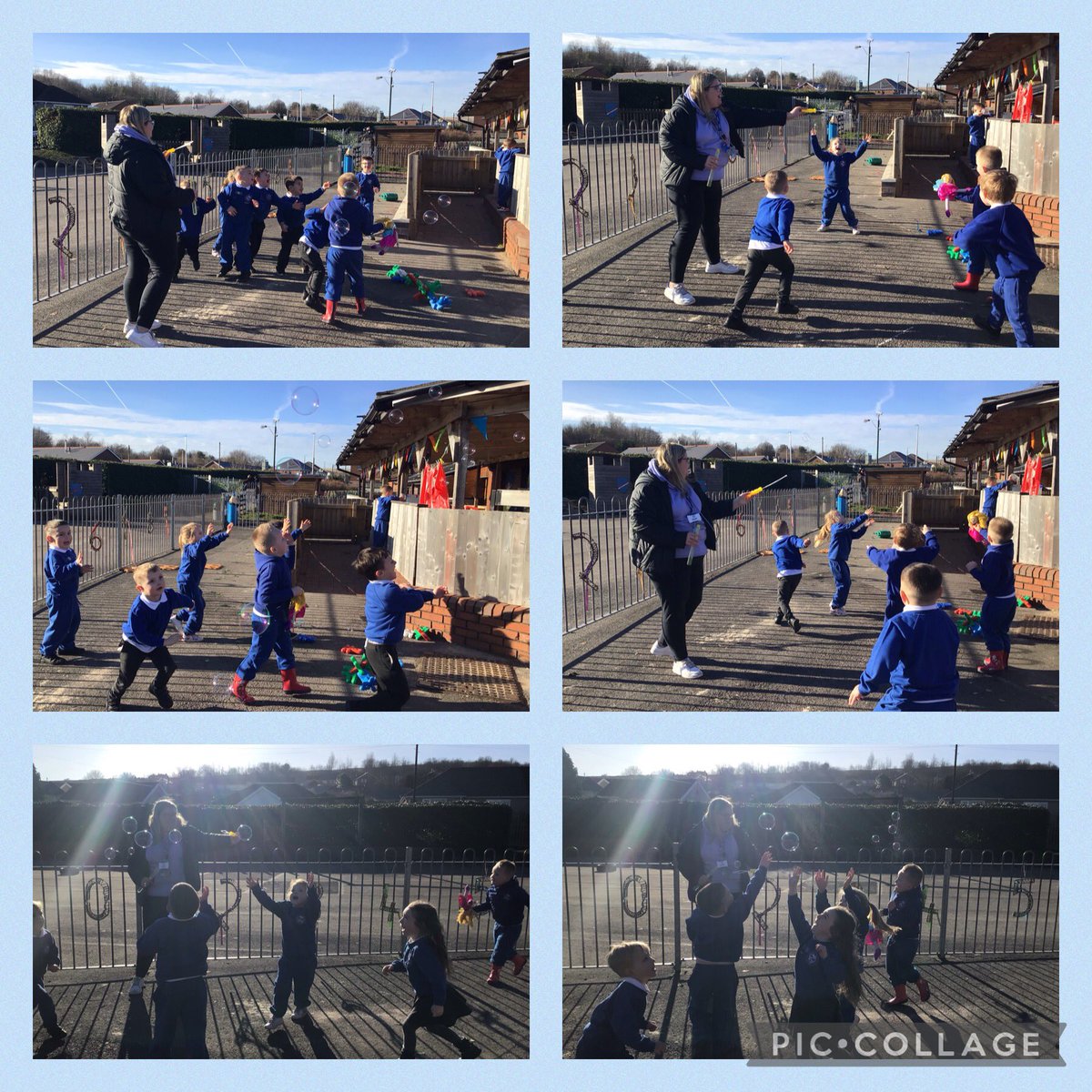 Where do the bubbles go? To heaven, space or even NASA! Using our imaginations and having lots of fun at the same time. 💙<a href="/ThriveApproach/">Thrive Approach</a> @DeightonPrimary <a href="/DPSWitcombe/">Witcombe</a>