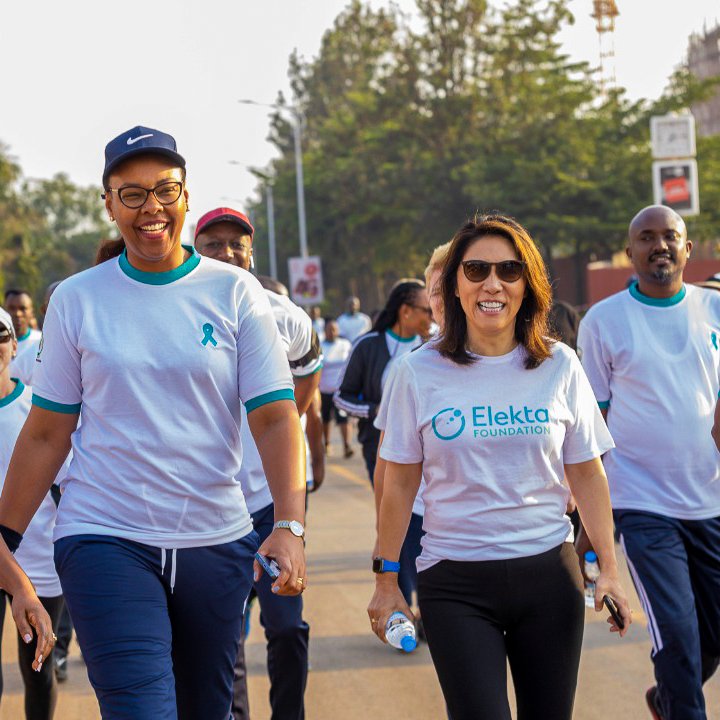 Elekta's tweet photo. This past weekend, the #ElektaFoundation celebrated #WorldCancerDay by highlighting its achievements and coming initiatives to improve access to #cancer care in LICs at events in Rwanda. Read more ➡️ https://t.co/qJwb9M6Hin #CloseTheCareGap https://t.co/AB7E7xONcN