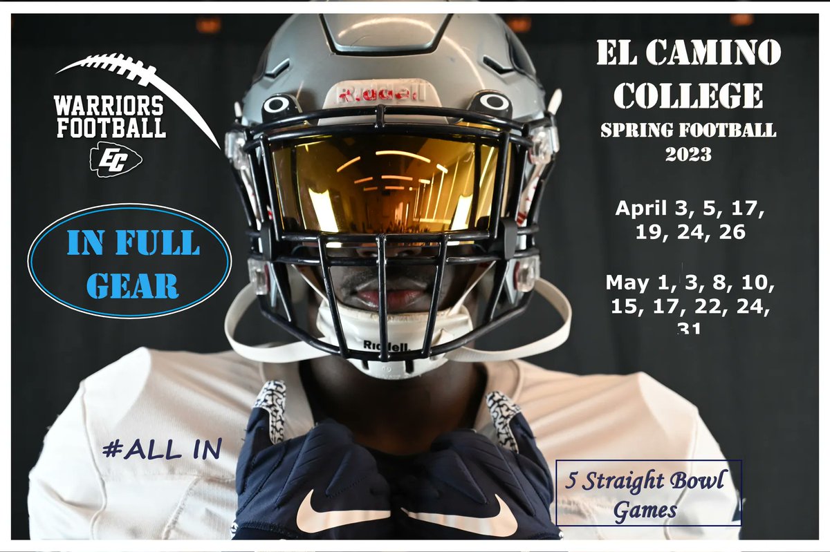 FBWarriorsECC's tweet photo. This Spring! https://t.co/44UeiQMTLo