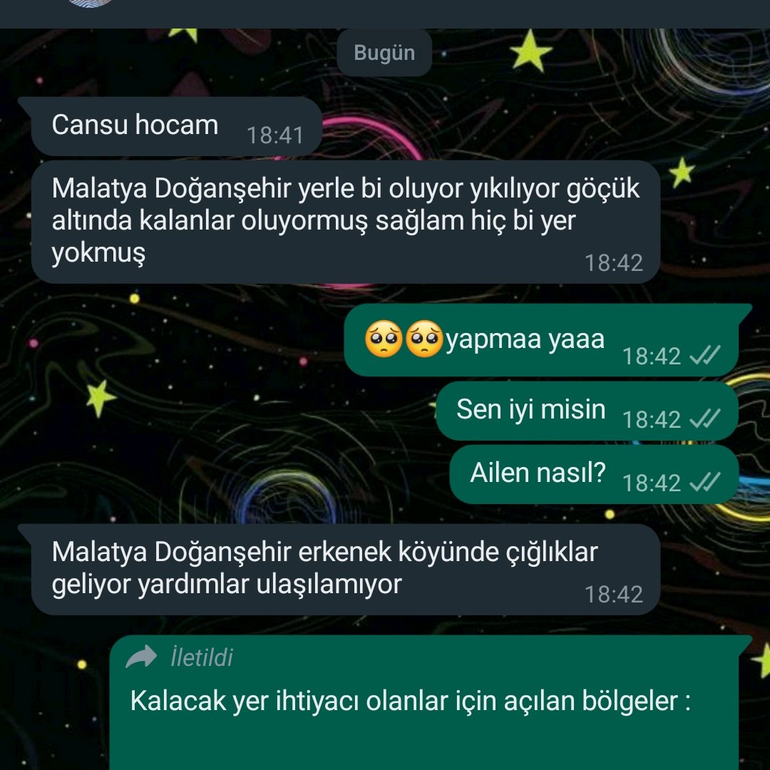 CanSu_Perisi's tweet photo. Bi öğrencimden böyle bi dönğş aldım. Lütfen RT'leyip yardımcı olabilir misiniz?? Malatya Doğanşehir-Erkenej Köyü 🥹🥹 https://t.co/F8CHoLuWxH