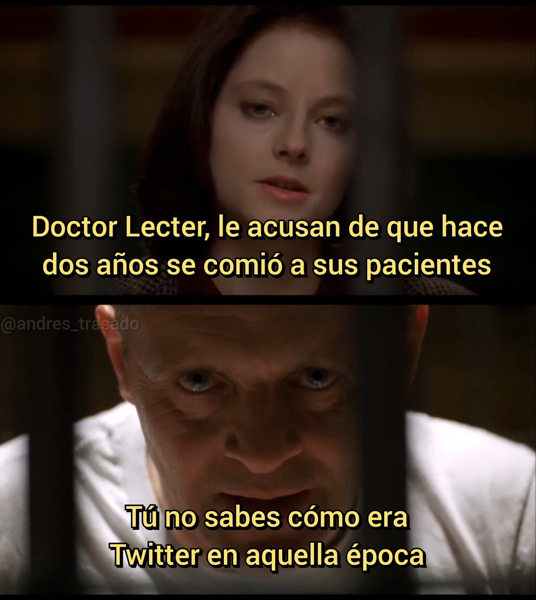 andres_trasado's tweet photo. La mejor escena de El Silencio de los Corderos https://t.co/OjfVsQAhxB