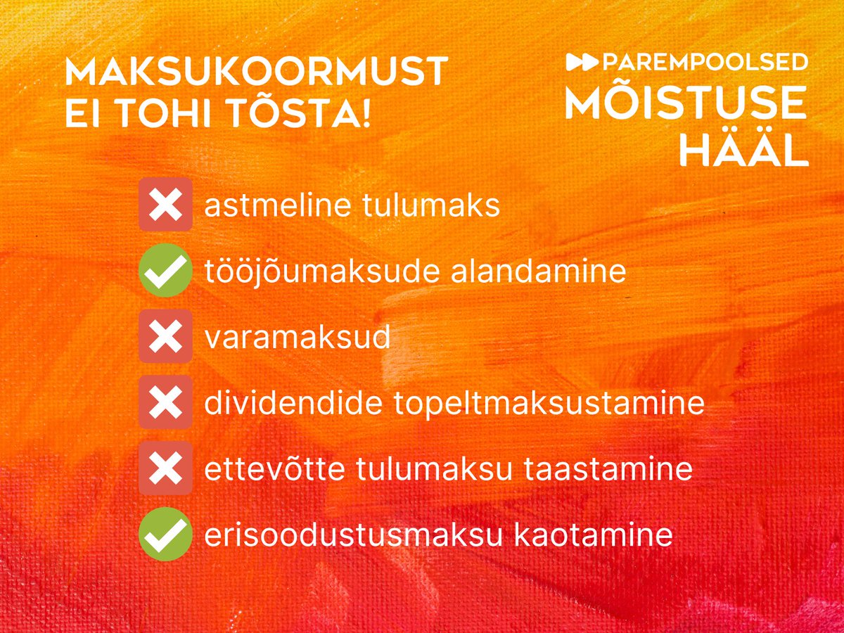 Parempoolsete visioon korras riigirahandusest on siin: parempoolsed.ee/riigikogu-vali…