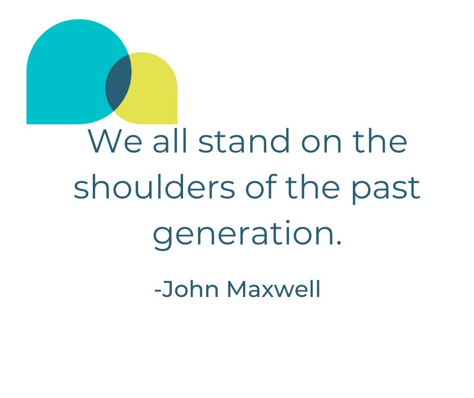 JaSaskatchewan's tweet photo. We all stand on the shoulders of the past generation.- John Maxwell #mondaymotivation #motivationalmonday https://t.co/3bIlKXdUOi