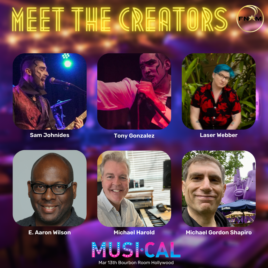 WeAreFNAM's tweet image. Meet the creators behind MUSI-CAL at the @bourbonroomhollywood and read about the shows! ⁠
⁠
More info here: ticketweb.com/event/musi-cal…