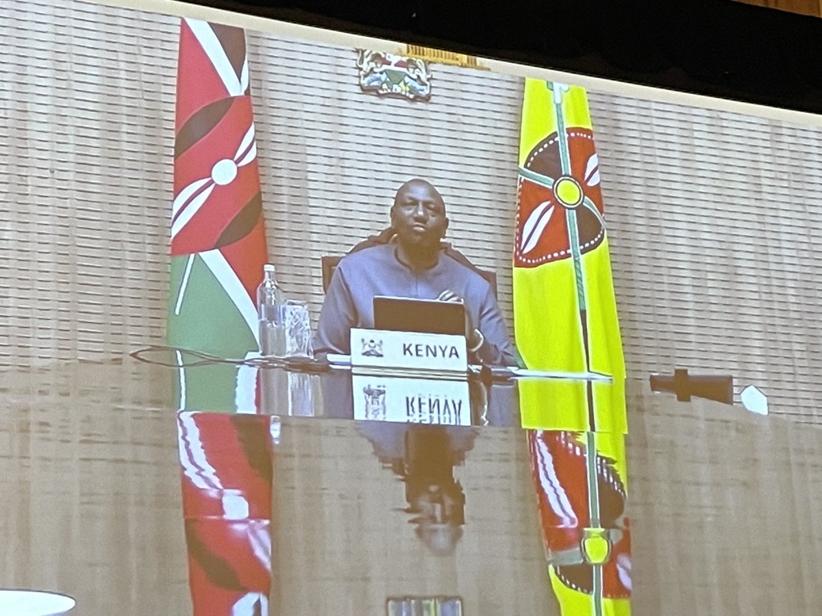 MuskensW's tweet photo. ⁦@WilliamsRuto⁩ President of Kenya at #midatlanticsummit23 ⁦@USGLC⁩: "Africa is the future." https://t.co/VU3N1yWXt0