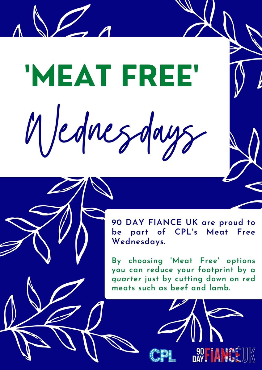 🍖❎ Meat Free Wednesdays here at CPL! 🌍