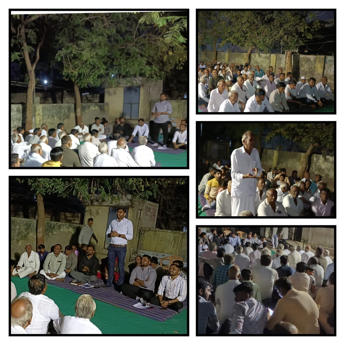 આજરોજ કુંકાવાવ  મોટી ગામે રાત્રિ સભા યોજવામાં આવેલ જેમાં તમામ શાખાના અધિકારીશ્રીઓ દ્વારા વિવિધ યોજનાઓનું માર્ગદર્શન આપવામાં આવ્યું તેમજ લોકોના પ્રશ્નોનું સ્થળ પર નિકાલ કરવામાં આવ્યા.<a href="/ddoamreli/">DDO Amreli</a> <a href="/InfoAmreliGoG/">Info Amreli GoG</a> @DhavalLimbasiy5 <a href="/tcmamreli/">અમરેલી જિલ્લા તલાટી મંત્રી મંડળ</a> <a href="/CMOGuj/">CMO Gujarat</a> <a href="/CollectorAmr/">Collector & DM Amreli</a>