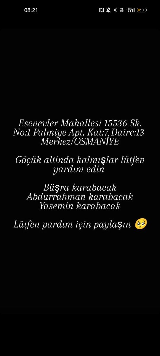 sssiimgee's tweet photo. @haluklevent #osmaniye #afad https://t.co/pcyvV6IyoT