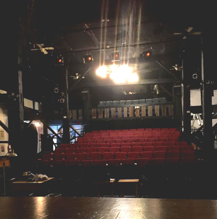 Steve and the crew are working hard at getting the theatre ready for YOU this Friday! Have you got your tickets yet?